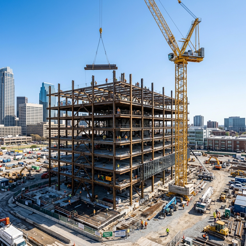 Incredible Infrastructures construction site detailing ongoing quality work